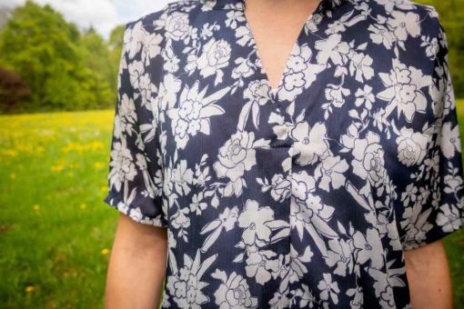 Schnittmuster Kleid Jaina Blumen Viskose - 2