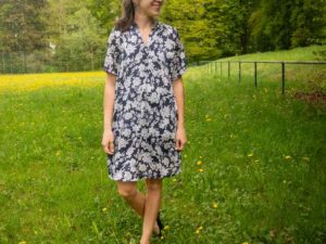 Schnittmuster Kleid Jaina Blumen Viskose - 2