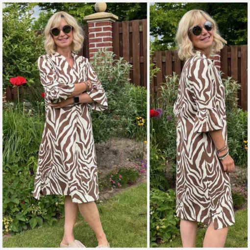 Schnittmuster Kleid Jaina Viskose Leinen - 1