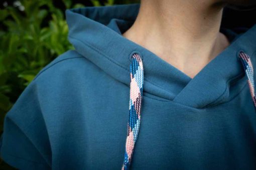 Schnittmuster Shirt Nella Hoodie Sweat Farbverlauf - 5