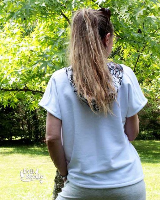 Schnittmuster Shirt Nella Hoodie Sweat Farbverlauf - 5