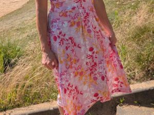 Schnittmuster Kleid Neckholder Zurita bunt Slinky - 1