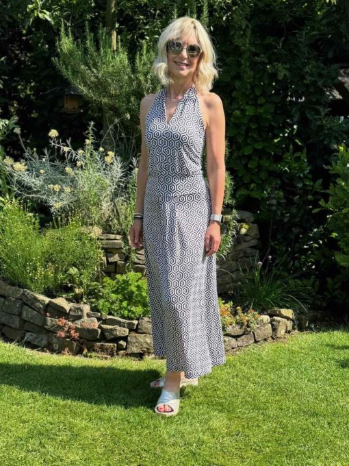 Schnittmuster Kleid Zurita Slinky schwarz weiß - 5