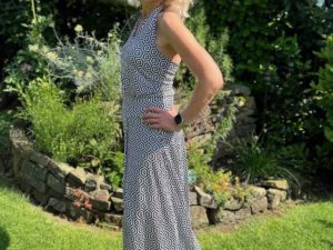 Schnittmuster Kleid Zurita Slinky schwarz weiß - 5Schnittmuster Kleid Zurita Slinky schwarz weiß - 5