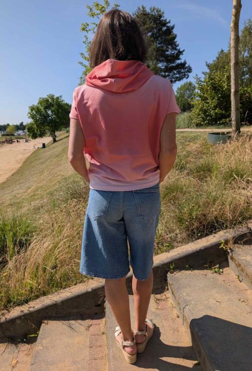 Schnittmuster Shirt Nella Hoodie Sweat Farbverlauf - 5