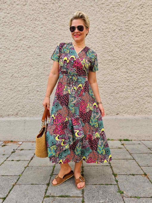 Schnittmuster Wickelkleid Safia - 4