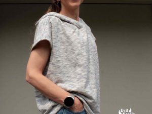 Schnittmuster Shirt Nella Hoodie Sweat Farbverlauf - 5