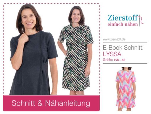 Schnittmuster Lyssa Viskose Kleid Viskose 1