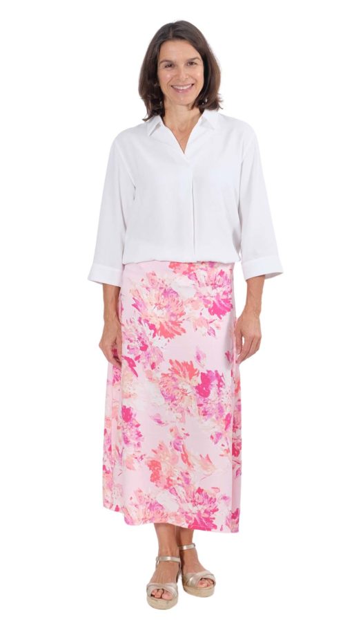 Schnittmuster Dora weiße Bluse Kragen Bluse