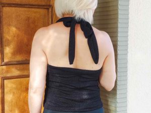 Schnittmuster Neckholder Shirt Aletta Slinky - 5