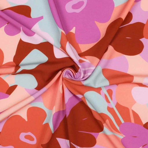 5460.001_Cotton Satin Orange Fuchsia Mint