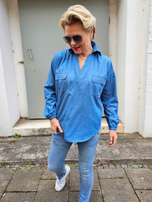 Schnittmuster Bluse Nalva Jeans - 3