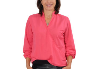 Nalvia Bluse Leo Viskose Kragen