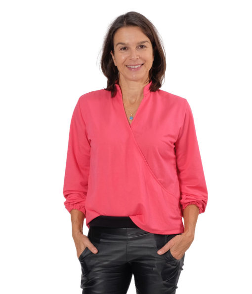 Nalvia Bluse Leo Viskose Kragen