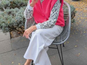 Schnittmuster Weste Teddy Neon Pink Fritzi - 5