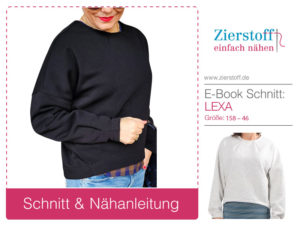 Sweatshirt "LEXA", Gr. 158 – Damengr. 46 [Digital]