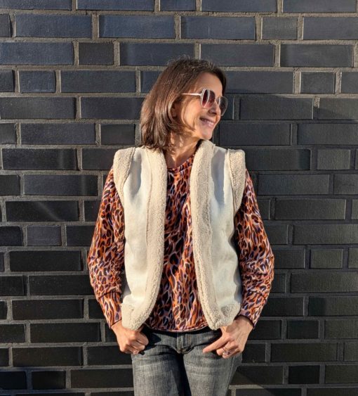 Schnittmuster Weste Dalaria Teddy Waschleder Fake Fur - 1