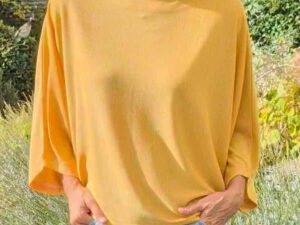 1,5 Meter leichter Strickstoff, unifarben glatt gestrickt – Bild 6