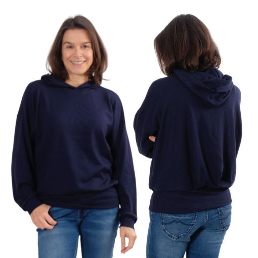 Schnittmuster Marine Strick Wolga