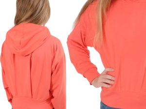 wolga Schnittmuster Hoodie Falte