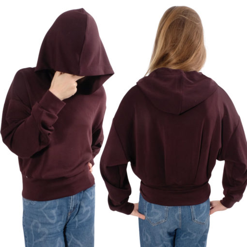 wolga Schnittmuster Hoodie Falte