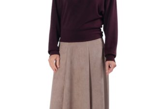 Schnittmuster Rock Sally Suede Leder