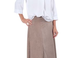 Schnittmuster Rock Sally Suede Leder