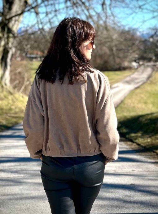 Schnittmuster jacke Lyra Suede - 2