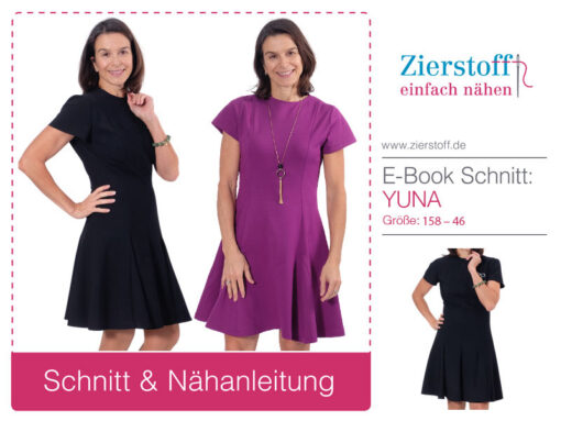 Schnittmuster Kleid Yuna Romanit Fuchsia