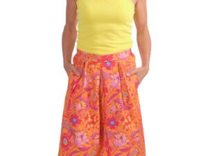 Mariele Rock Canvas Faltenrock