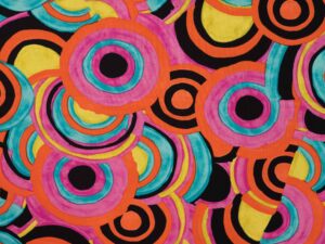 Viskose Jersey Kringel - 1