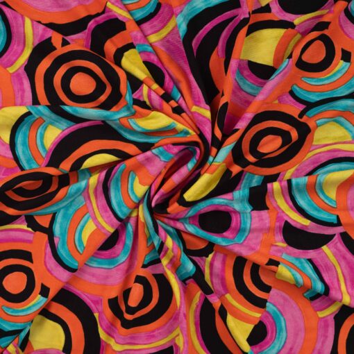 Viskose Jersey Kringel - 1