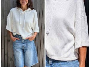 Schnittmuster Shirt Hoodie Bluse Idun Strick - 1