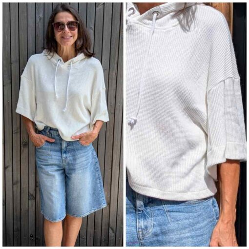 Schnittmuster Shirt Hoodie Bluse Idun Strick - 1