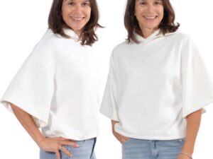 Scuba Modal Sweatshirtstoff, Off White – Bild 4