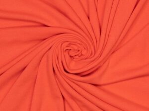 Heavy Knit Viskosejersey, unifarben, Koralle