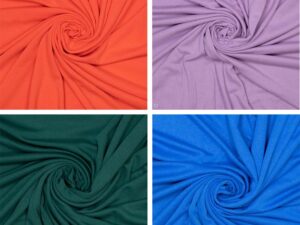 Heavy Knit Viskose Jersey, unifarben mit Struktur