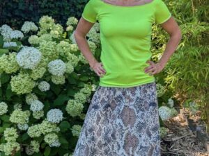 Rock Schlange Dua Shirt Neon Bjela - 1