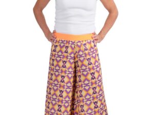 Schnittmuster Hose Sory Viskose Retro Lila