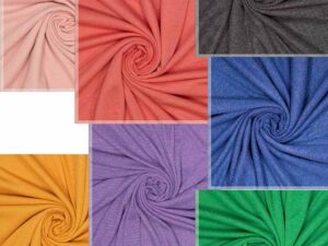1,5 Meter leichter Sommer Strickstoff, unifarben glatt gestrickt