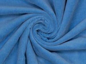 Elastischer Feincord, Taubenblau