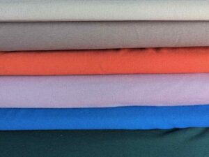 1,5 Meter Heavy Knit Viskose Jersey, unifarben mit Struktur