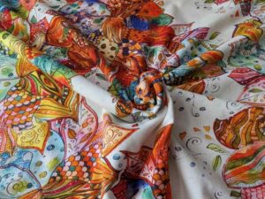 Jersey shirt Ebba viskosejersey bunt - 3
