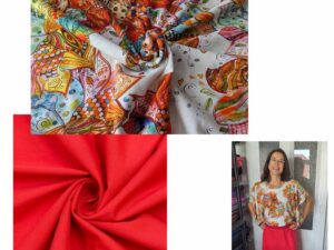 Stoffpaket Rock Laurine und Shirt Ebba - 3,5 Meter