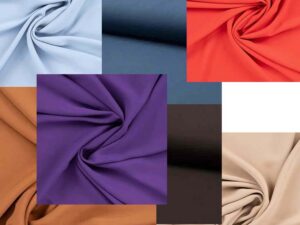 2 Meter Chiffon Crepe, unifarben