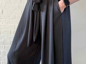 2,50 Meter Mischgewebe Crepe Stoff inkl. Papierschnittmuster Hose Leslie – Bild 3