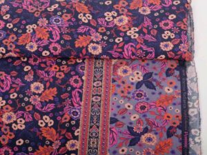Blumen Viskose mit Panel - Stoffpaket Hose Sora – Bild 3
