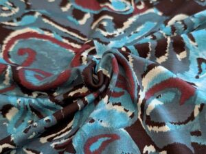 2 Meter Viskosejersey - Stoffpaket Kleid Maya – Bild 5