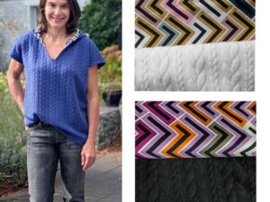 Stoffpaket Shirt Maria inkl. Papierschnittmuster