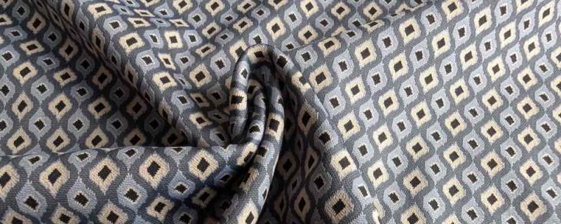 Romanit Grau Kästchenmusterung - 1